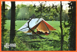 Scouts Guides De France Grandir Ensemble  Camping Toile  Carte Vierge TBE - Padvinderij