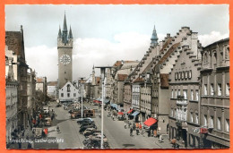 STRAUBING Ludwigsplatz Voitures Allemagne  Dentelée Carte Vierge TBE - Straubing