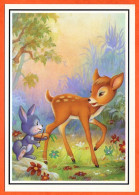 CP BAMBI 2 Foret Lapin Carte Vierge TBE - Fumetti