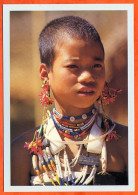 CP Enfants Enfant Inde Nagaland Carte Vierge TBE - Portraits