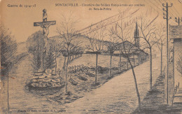 54-MONTAUVILLE-CIMETIERE SOLDATS FRANCAIS-N°505-A/0237 - Autres & Non Classés