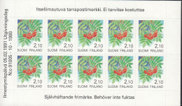 FINNLAND  1129, Folienblatt,  Postfrisch **, Eberesche 1991 - Carnets