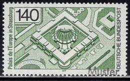 GERMANY(1977) Palais D'Europe. MUSTER (specimen) Overprint. Scott No 1229. - Sonstige & Ohne Zuordnung