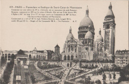 France - Paris - Funiculaire Et Basilique Du Sacre-Coeur De Montmartre - Autres & Non Classés