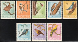1964 Albania Birds Set (* / MH / MM) - Uccelli Canterini Ed Arboricoli