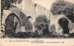 60-CHAMPLIEU-RUINES-N°506-E/0087 - Autres & Non Classés