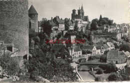 CPSM SEMUR EN AUXOIS - COTE D'OR - LES REMPARTS ET L'EGLISE NOTRE DAME - Semur