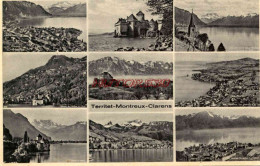 CPA MONTREUX - TERRITET CLARENS - MULTIVUES - Autres & Non Classés