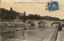 CPA CHARENTON LE PONT - LE PORT ET LES BATEAUX - Charenton Le Pont