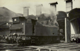 Luxembourg - Locomotive Au Dépôt - Cliché J. Renaud - Eisenbahnen