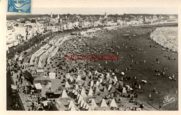 CPSM LES SABLES D'OLONNE - VUE PANORAMIQUE DE LA PLAGE - Sables D'Olonne