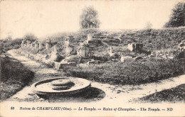 60-CHAMPLIEU-RUINES-N°506-E/0119 - Other & Unclassified