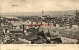 CPA FIRENZE - PANORAMA PRESO DAL MONTE DELLE CROCI - Firenze (Florence)