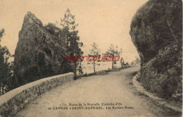 CPA CANNES - ROUTE DE ST RAPHAEL - Cannes