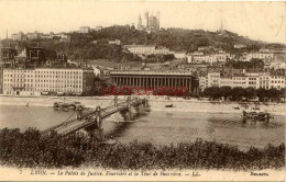 CPA LYON - LE PALAIS DE JUSTICE - Sonstige & Ohne Zuordnung