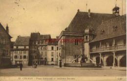 CPA COLMAR - PLACE SCHWENDI ET ANCIENNE DOUANE - Colmar