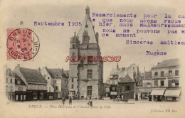 CPA DREUX - PLACE METEZEAU ET L'ANCIEN HOTEL DE VILLE - Dreux