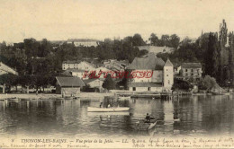 CPA THONON LES BAINS - VUE PRISE DE LA JETEE - Thonon-les-Bains