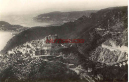 CPSM EZE - VUE SUR LA MOYENNE CORNICHE - Eze