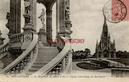 CPA BONSECOURS - LE MONUMENT DE JEANNE D'ARC - Bonsecours