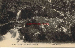 CPA AVALLON - LE RU DE MARRAULT - Avallon