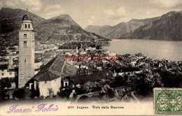 CPA LUGANO - VISTA DELLA STAZIONE - Sonstige & Ohne Zuordnung