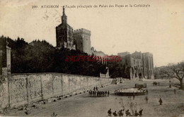 CPA AVIGNON - FACADE PRINCIPALE DU PALAIS DES PAPES - Avignon