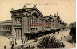 CPA PARIS - LA GARE DU NORD - Métro Parisien, Gares