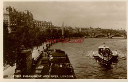 CPA LONDON - VICTORIA EMBARKMENT AND RIVER - Other & Unclassified