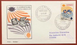 ITALY - FDC - 1967 - 9th Stamp Day - FDC