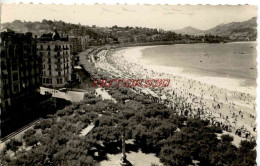 CPSM SAN SEBASTIAN - PLAYA DE LA CONCHA - Guipúzcoa (San Sebastián)