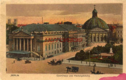 CPA BERLIN - OPERNHAUS UND HEDWIGSKIRCHE - Autres & Non Classés