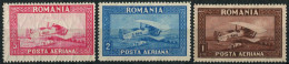 Romania 1928. Mi.#336/38-Y VF/MNH. Transport. Aviation. Airplane Spad 33. Airmail. (Ts21) - Flugzeuge