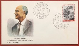 ITALY - FDC - 1967 - 25th Anniversary Of The First Nuclear Chain Reaction - FDC