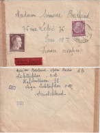 Germany WW2 Opta Radio Berlin Labor Camp Cover 1943. Rocket Weapons Missile Hs117. Peenemuende - Cartas & Documentos
