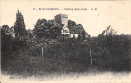 67-WISSEMBOURG-CHÂTEAU SAINT PAUL-N°509-B/0153 - Wissembourg
