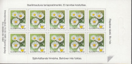 FINNLAND  1296, Folienblatt,  Postfrisch **, Margerite, 1995 - Markenheftchen