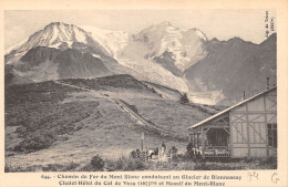 74-CHAMONIX-CHEMIN DE FER DU MONT BLANC-N°510-E/0071 - Chamonix-Mont-Blanc