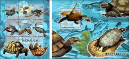 Guinea Bissau (Guineé-Bissau) - 2005 - Turtles - Yv 2080/85 + Bf 291 - Schildkröten