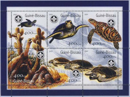 Guinea Bissau (Guineé-Bissau) - 2001 - Turtles - Yv 837/42 - Schildkröten