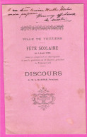 Discours De M.Martre  à L'occasion De La Fête Scolaire De La Ville De Vouziers (Ardennes) Le 5 Aout 1906 - Documents Historiques