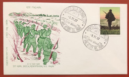 ITALY - FDC - 1967 - 50th Anniversary Of The Resistance On The Piave - FDC