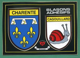 16 Charente Blasons Adhésifs Cagouillard ( Escargot, Cagouille ) - Sonstige & Ohne Zuordnung