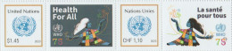 2023 - O.N.U. / UNITED NATIONS - NEW YORK / GINEVRA - SANITA' PER TUTTI / HEALTH FOR ALL. MNH - New York/Geneva/Vienna Joint Issues