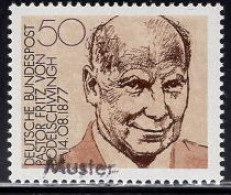 GERMANY(1977) Fritz Von Bodelschwing. MUSTER (specimen) Overprint. Manager Of Bethel Institute For The Incurable. Scott - Altri & Non Classificati