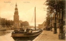 Cpa AMSTERDAM Oude Schans  - Péniche La Belle Alliance - Amsterdam