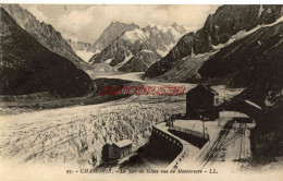 CPA CHAMONIX - LA MER DE GLACE - Chamonix-Mont-Blanc