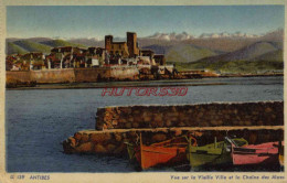 CPA ANTIBES - VUE SUR LA VIEILLE VILLE - Antibes - Vieille Ville