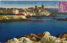 CPA ANTIBES - LES VIEUX REMPARTS - Antibes - Les Remparts