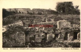 CPA CHAMPLIEU - (OISE) - LES RUINES - Other & Unclassified